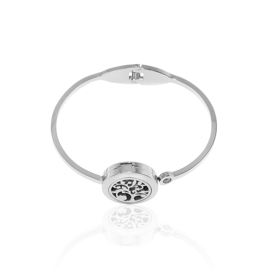 Tree Essential Oil Diffuser Bangle FBR044SR
