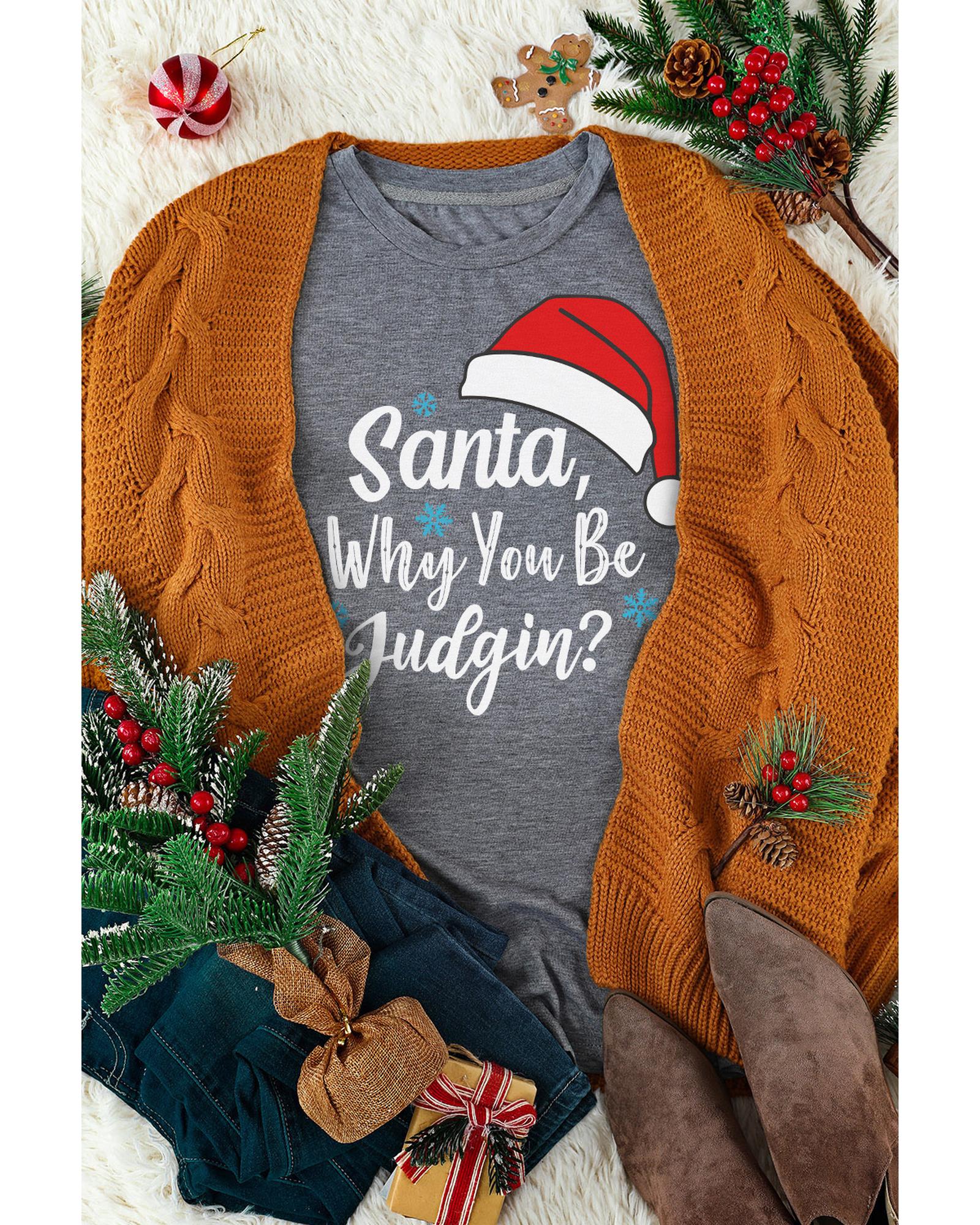 NNEDSZ Azura Exchange Santa Hat Snowflake Tee - 2XL